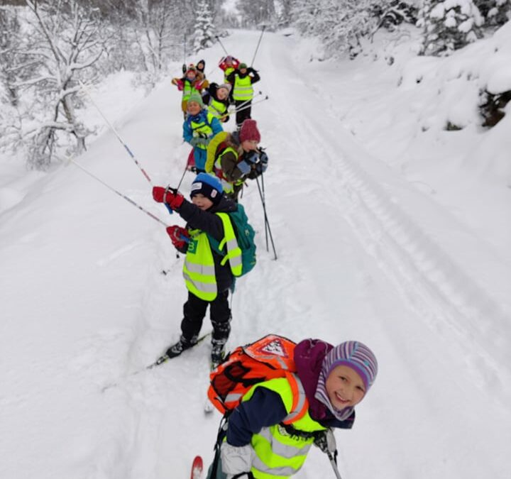 Julegrantenning og sesongens første skitur!